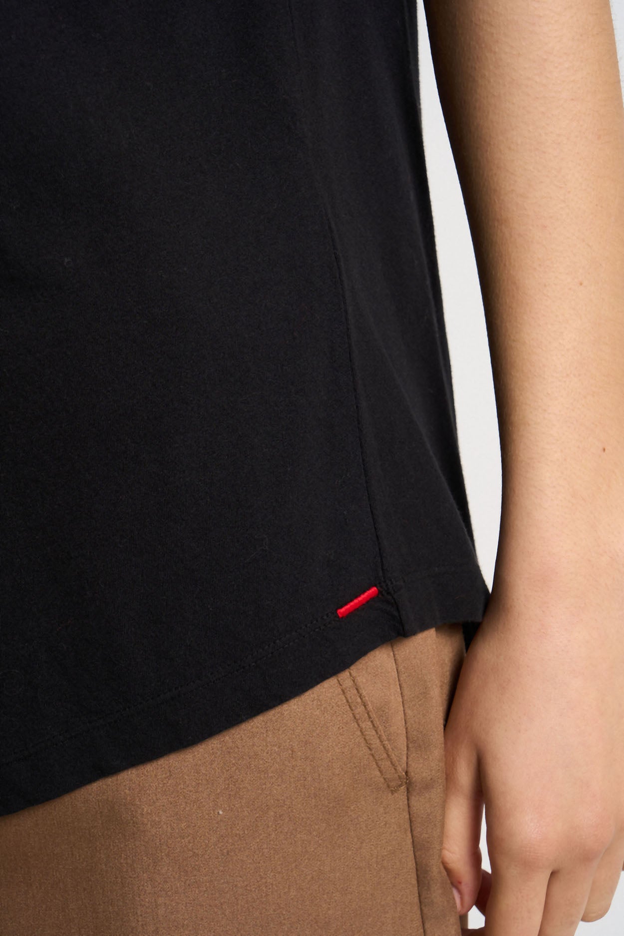 Débardeur col rond 100% Coton TAYLOR Noir - vue 4