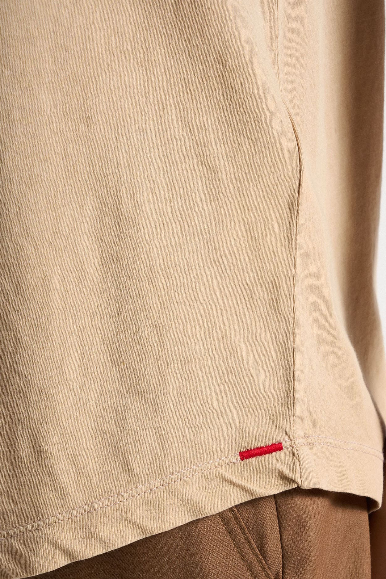 Débardeur col rond 100% Coton TAYLORS Beige - vue 4