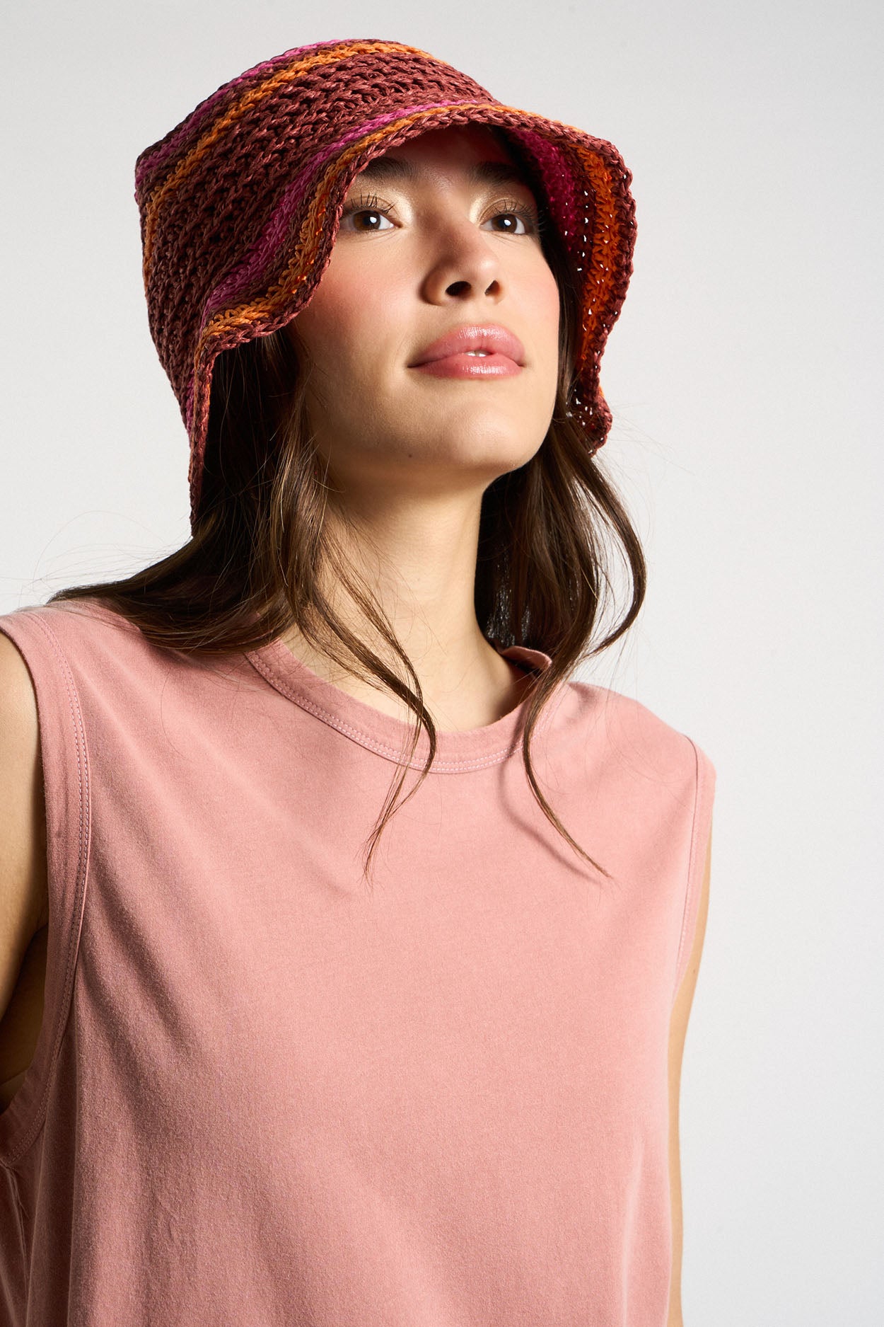 Débardeur col rond 100% Coton TAYLORS Rosewood - vue 2